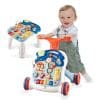 Mobiele speelgoedkist, multifunctionele loopwagen voor baby's met licht, muziek en geluid